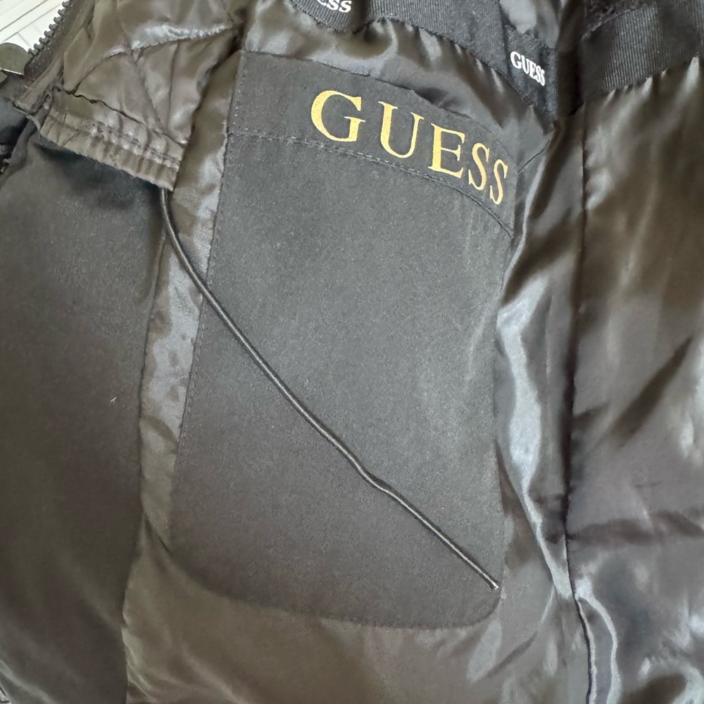 Guess, Nicely used twice only Black Puffer Jacket/Hood and Weather-Resistant. - Picture 11 of 16